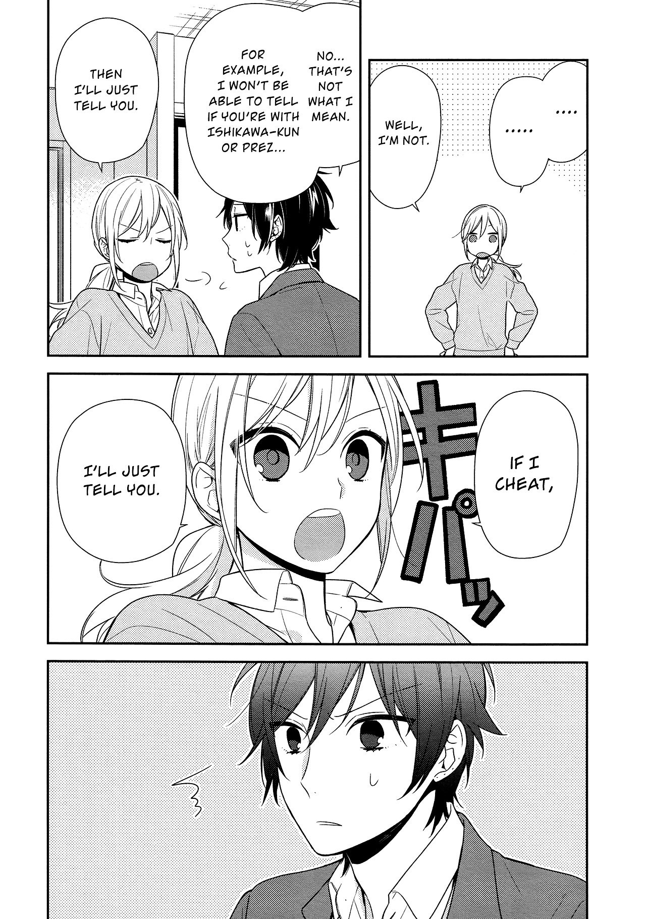 Horimiya, chapter 74