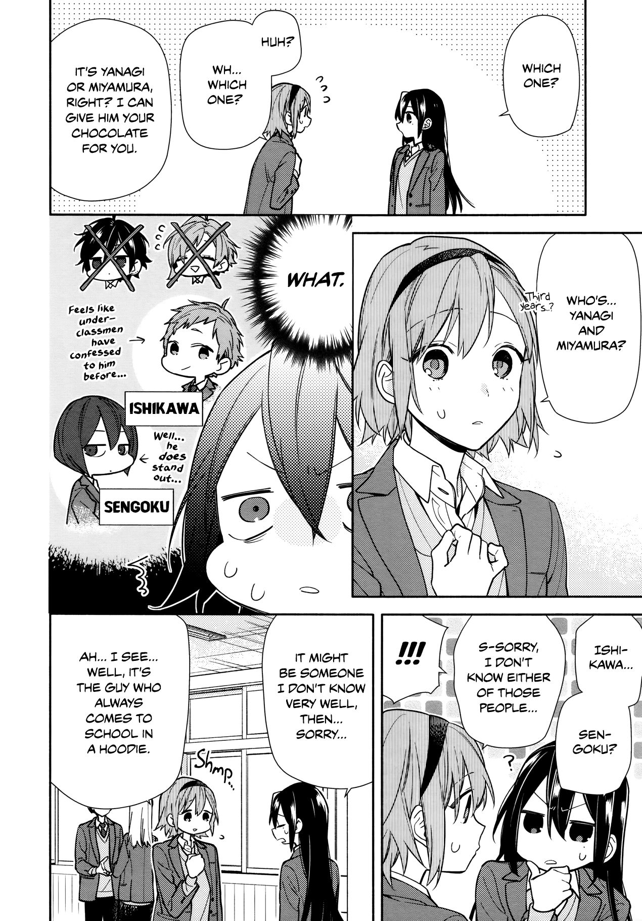 Horimiya, chapter 117