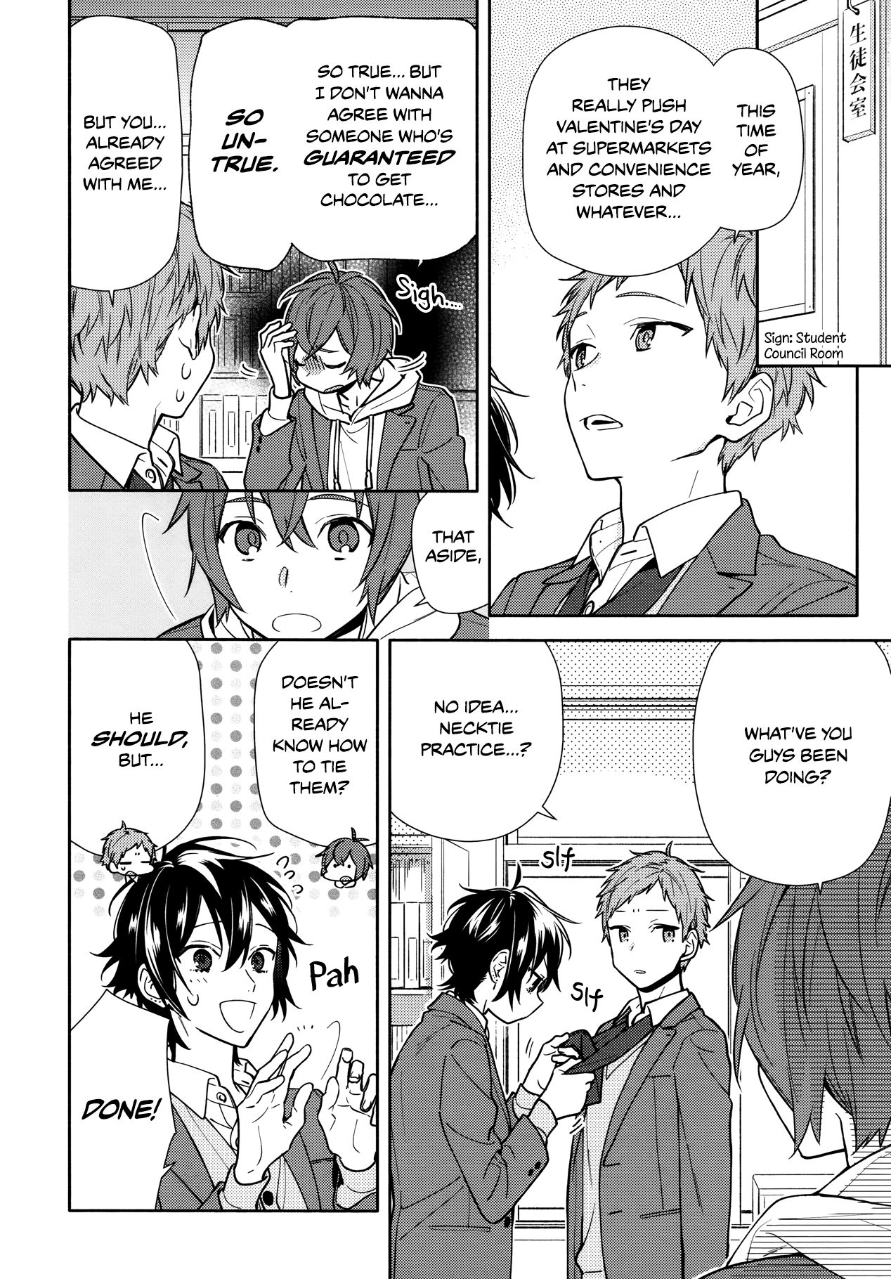 Horimiya, chapter 117