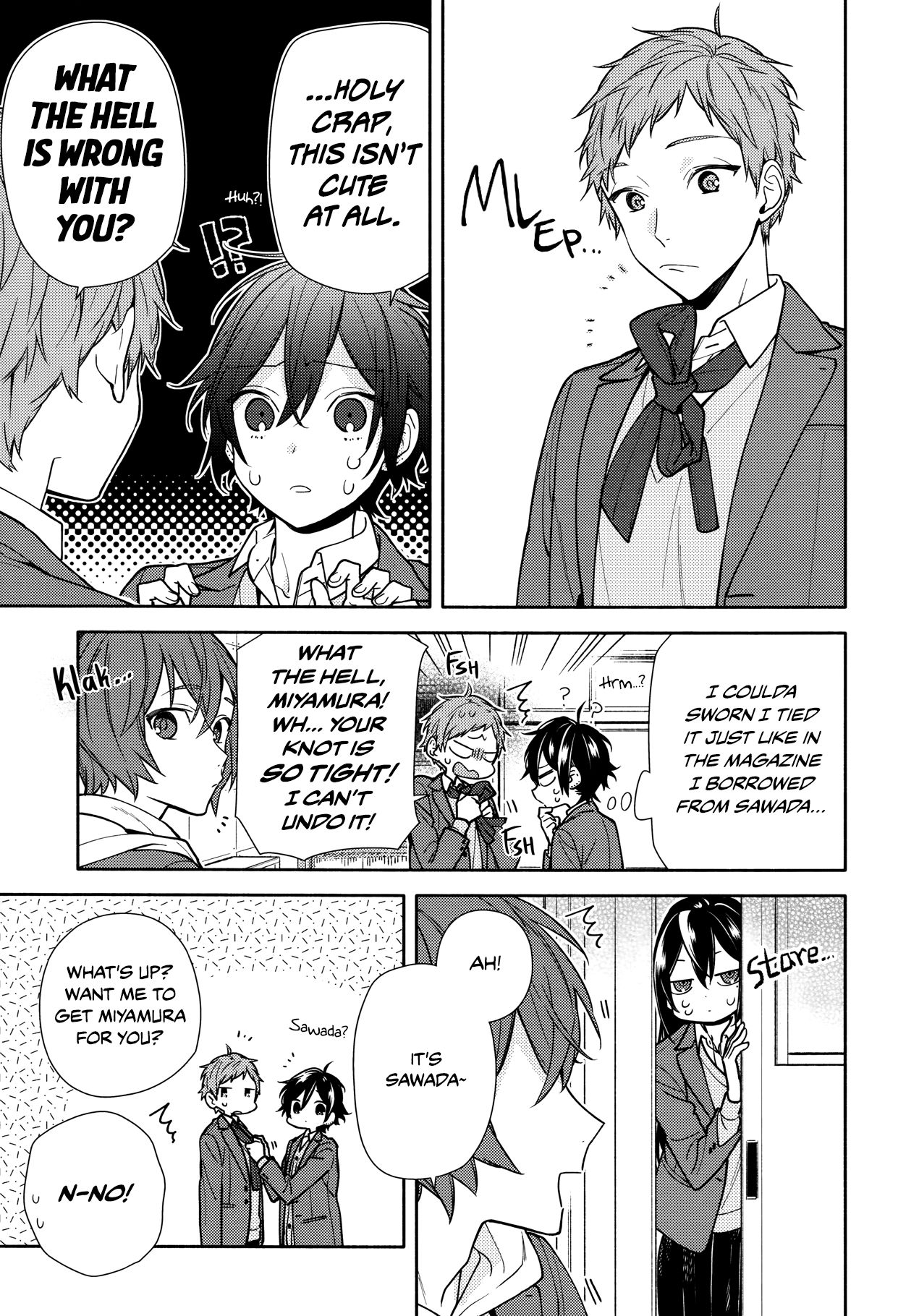 Horimiya, chapter 117