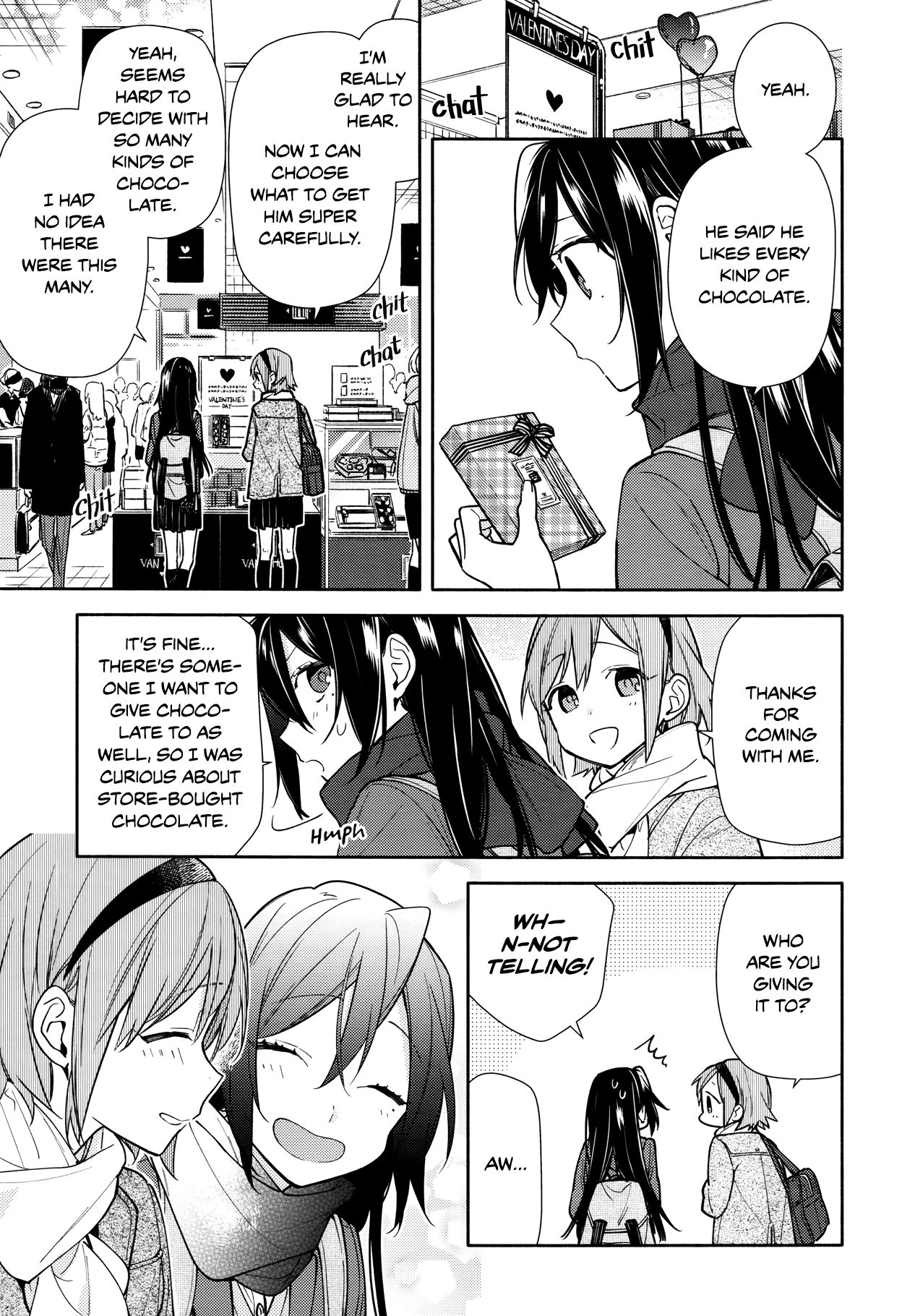 Horimiya, chapter 117