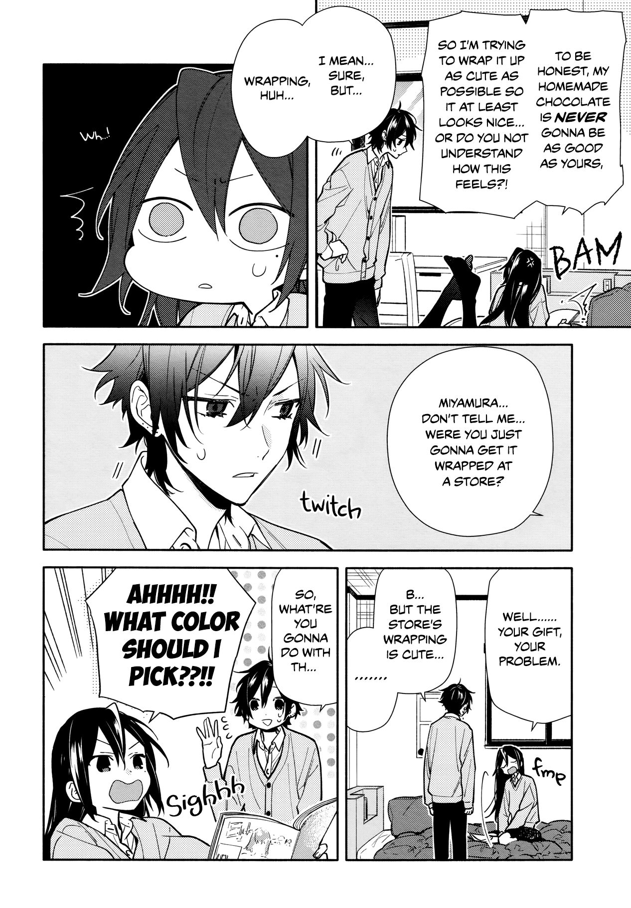 Horimiya, chapter 117