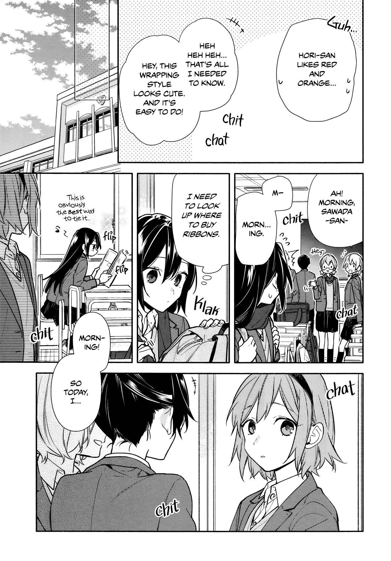 Horimiya, chapter 117