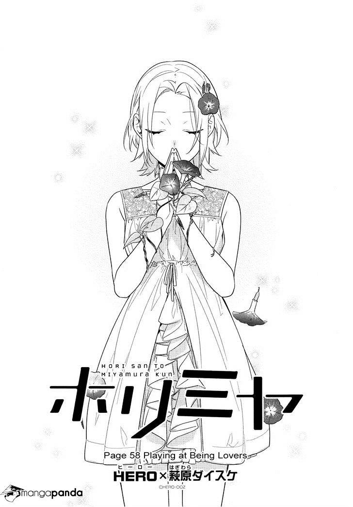 Horimiya, chapter 58