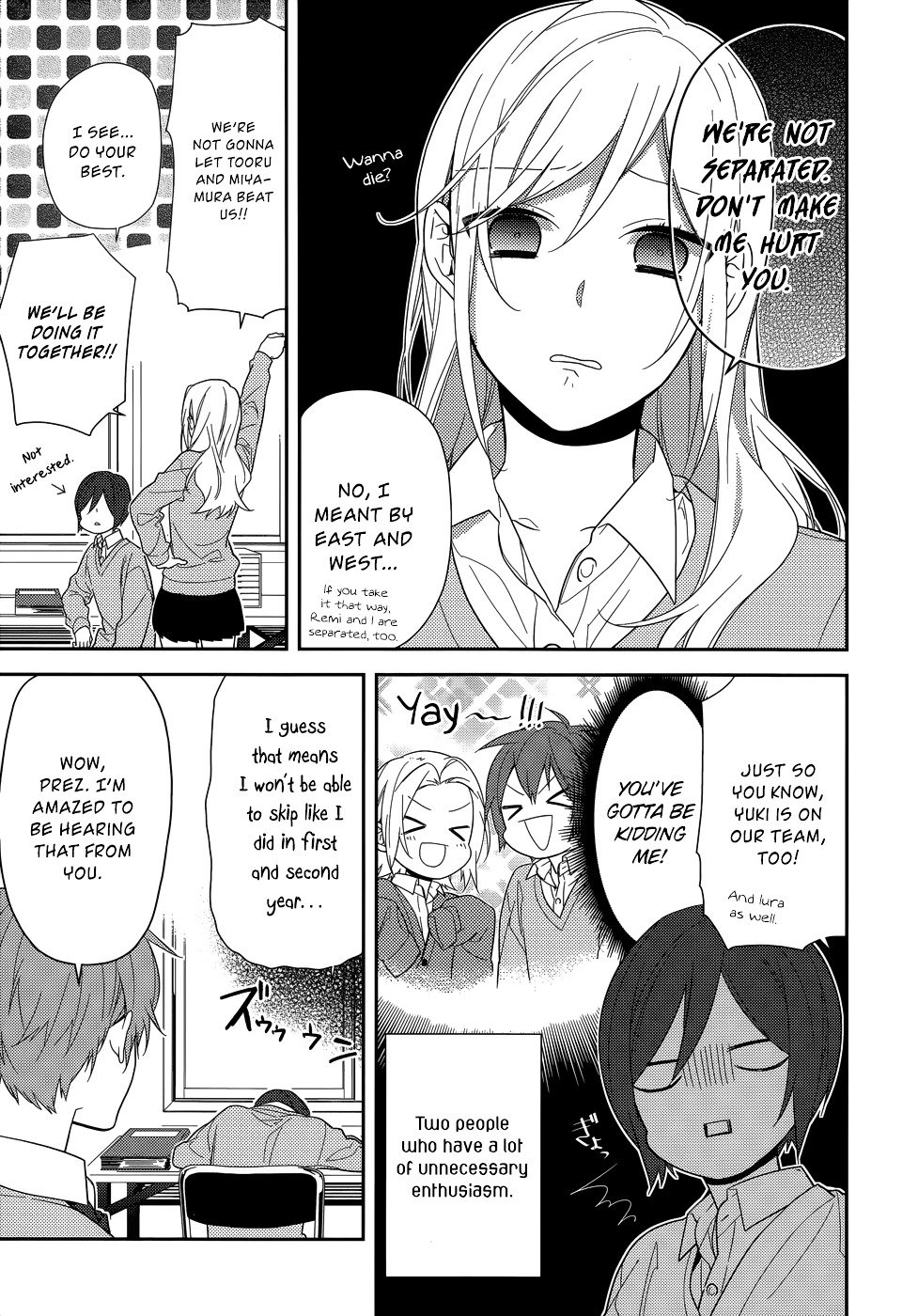 Horimiya, chapter 47