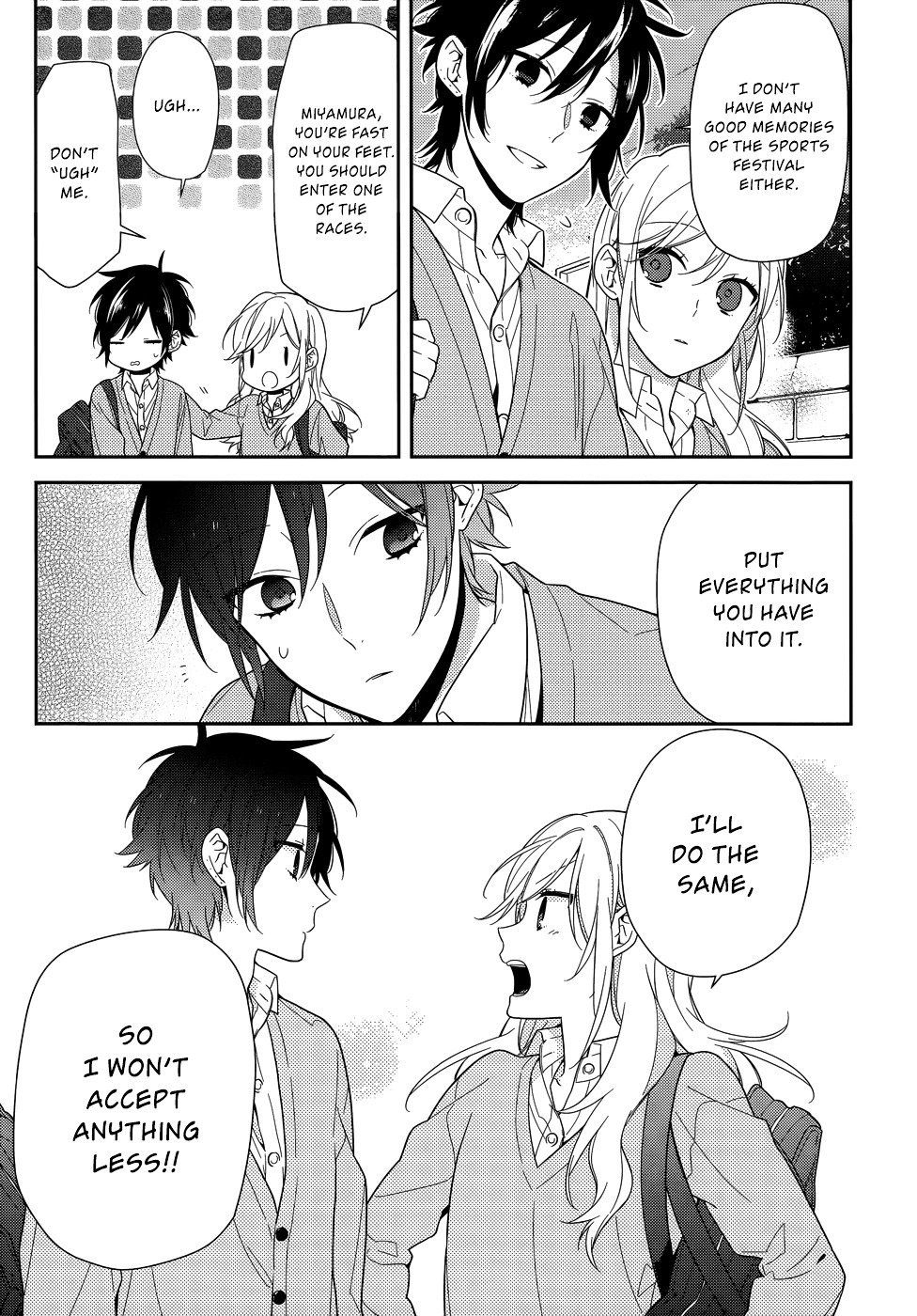 Horimiya, chapter 47