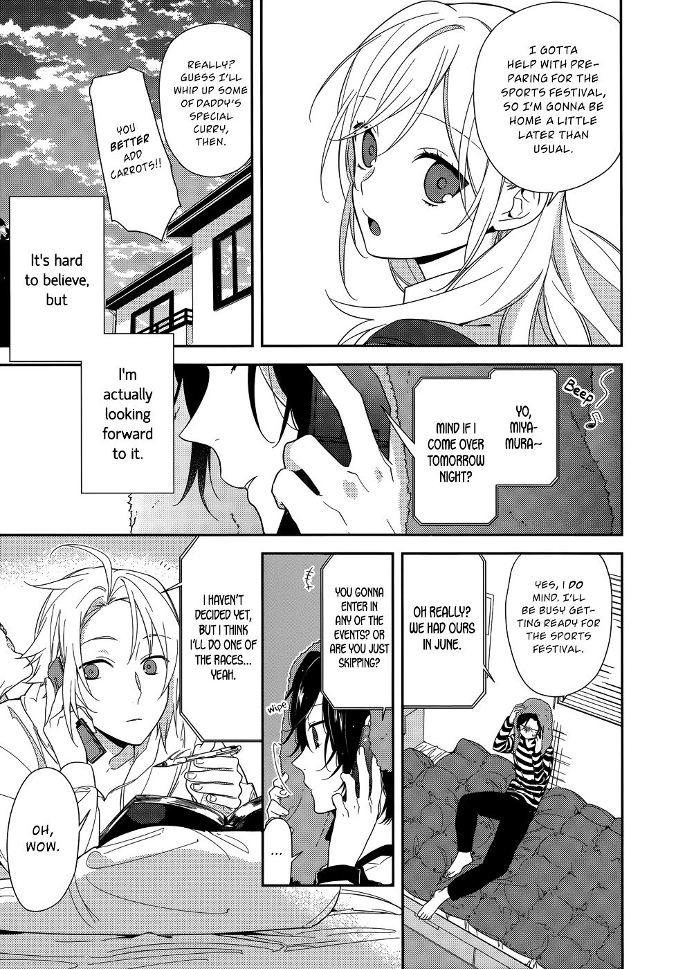 Horimiya, chapter 47