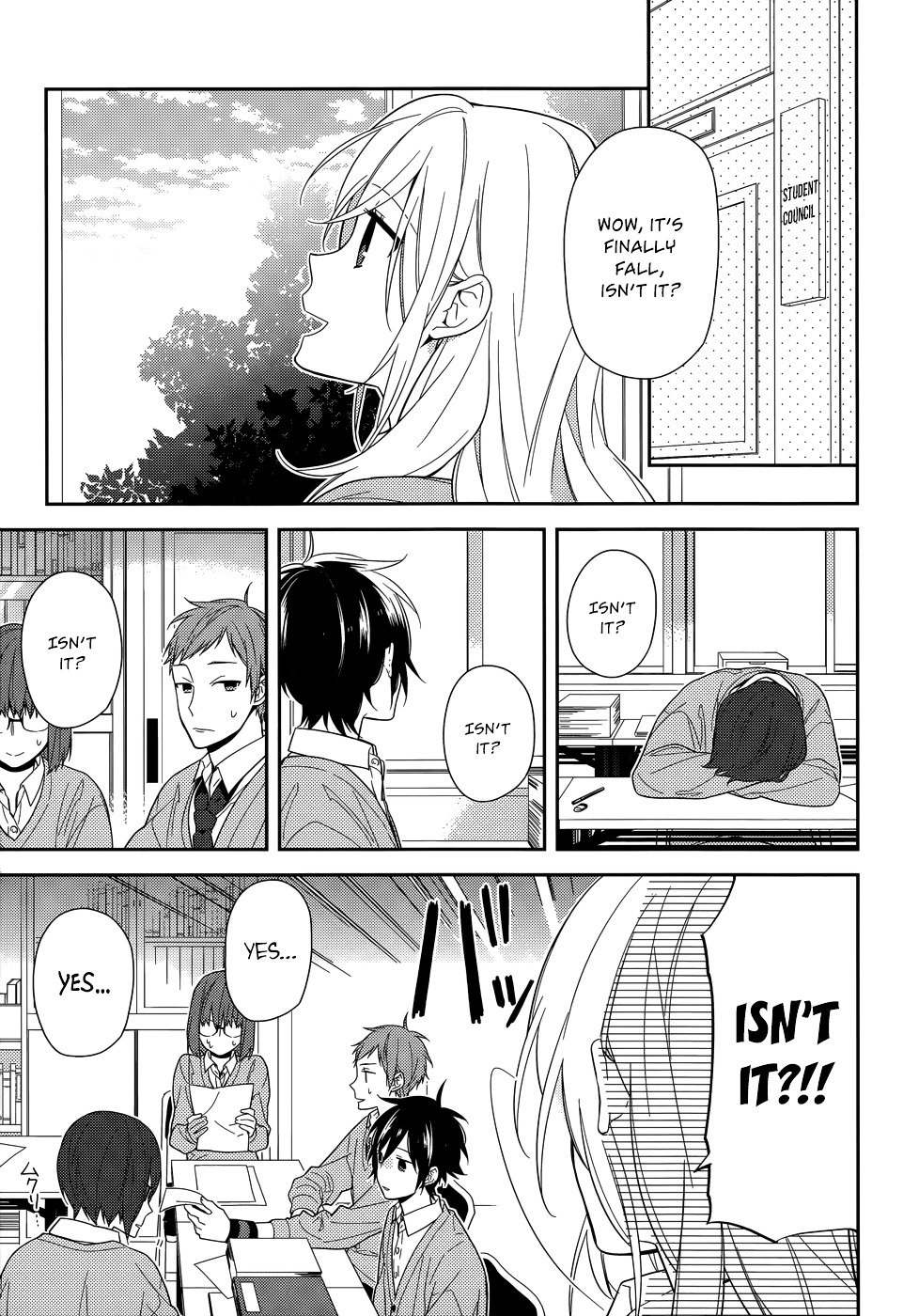 Horimiya, chapter 47