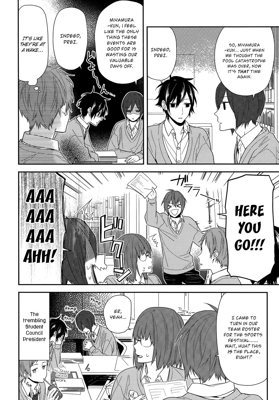 Horimiya, chapter 47