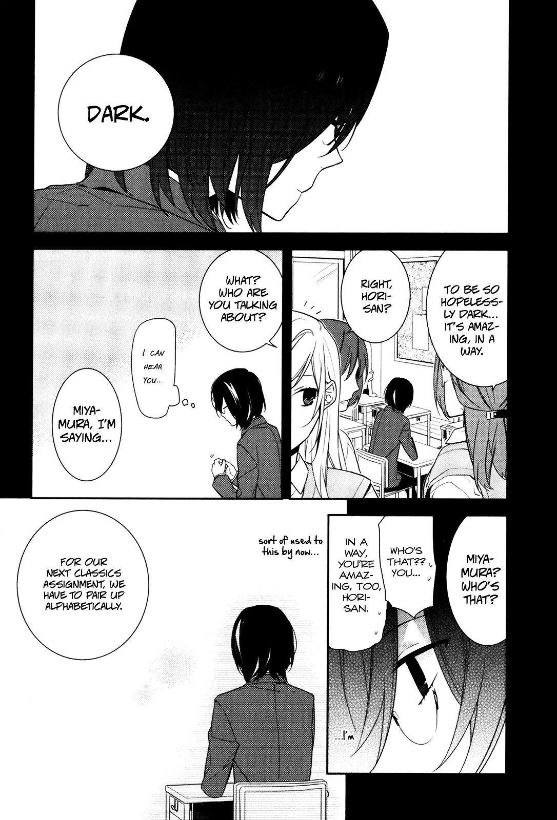 Horimiya, chapter 10