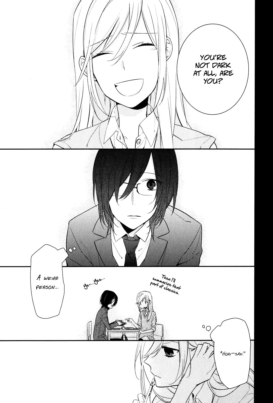 Horimiya, chapter 10