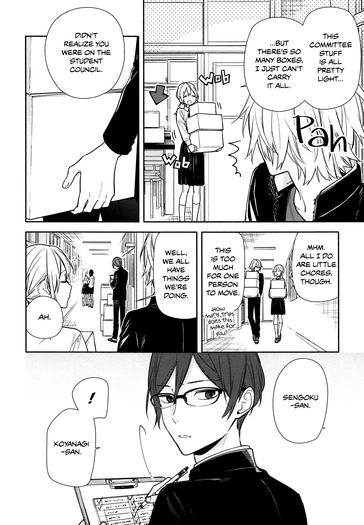 Horimiya, chapter 122