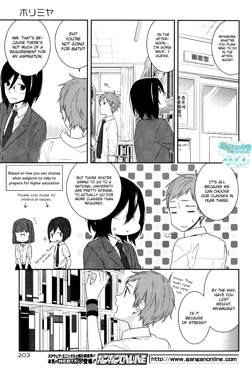 Horimiya, chapter 21