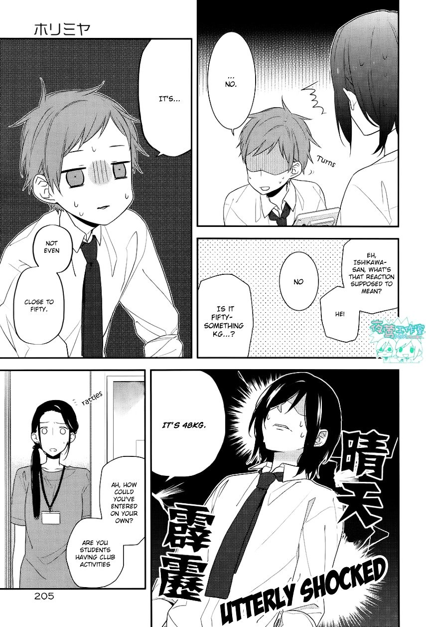 Horimiya, chapter 21