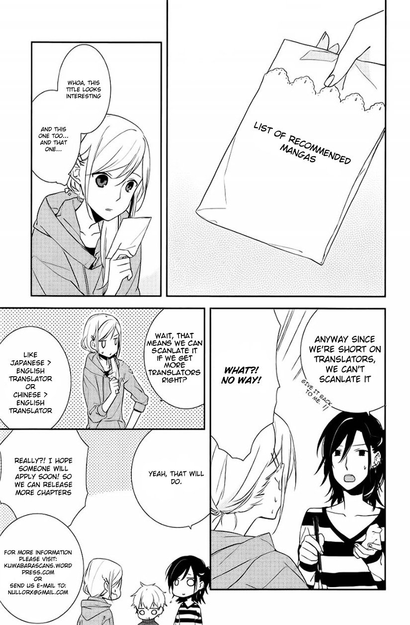 Horimiya, chapter 21