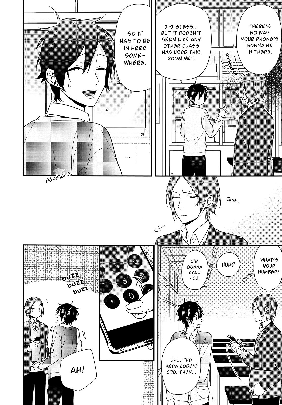 Horimiya, chapter 54