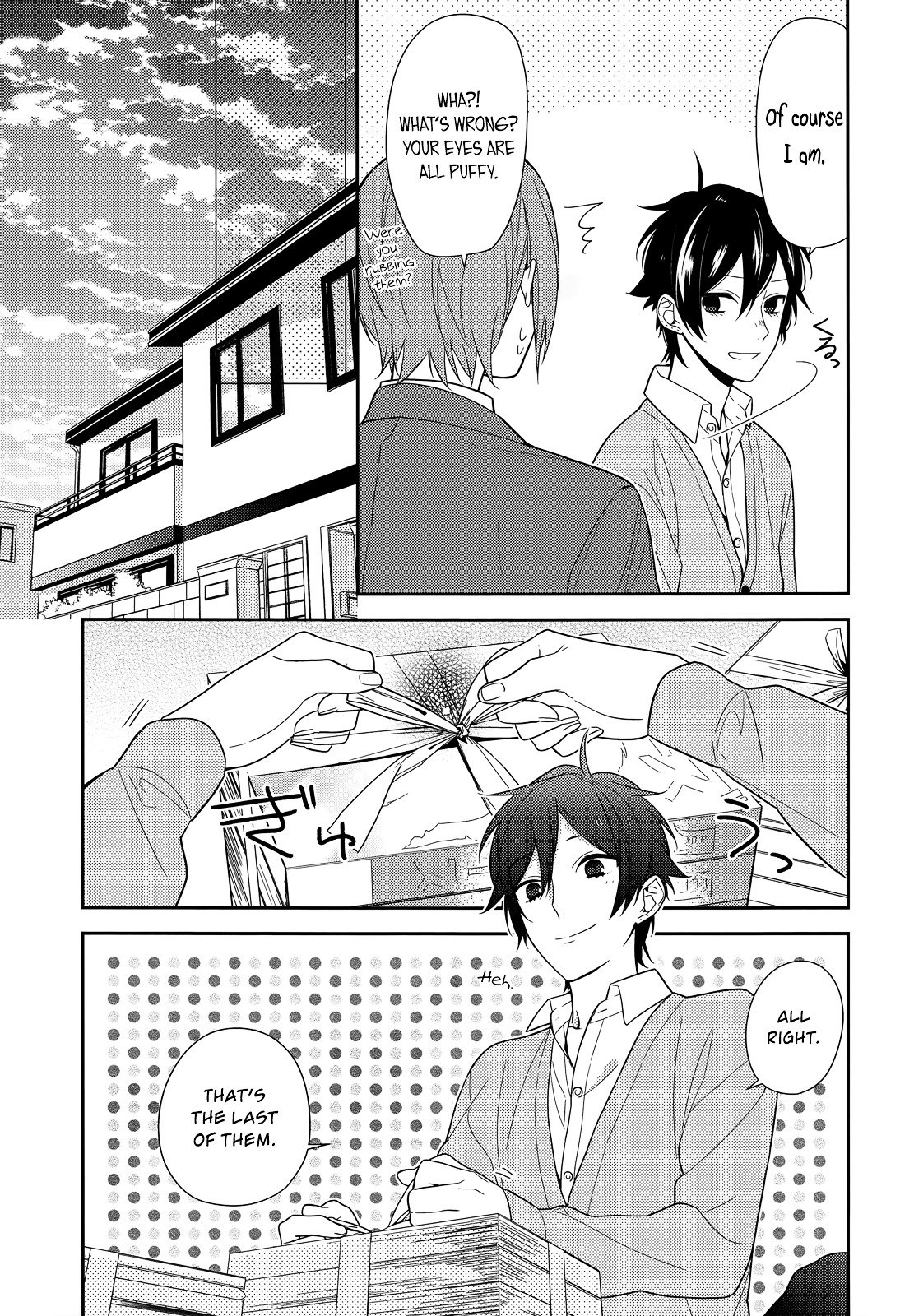 Horimiya, chapter 54