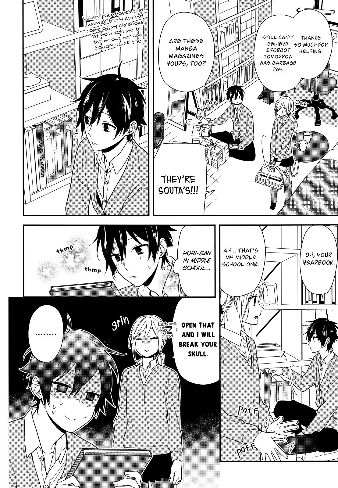 Horimiya, chapter 54