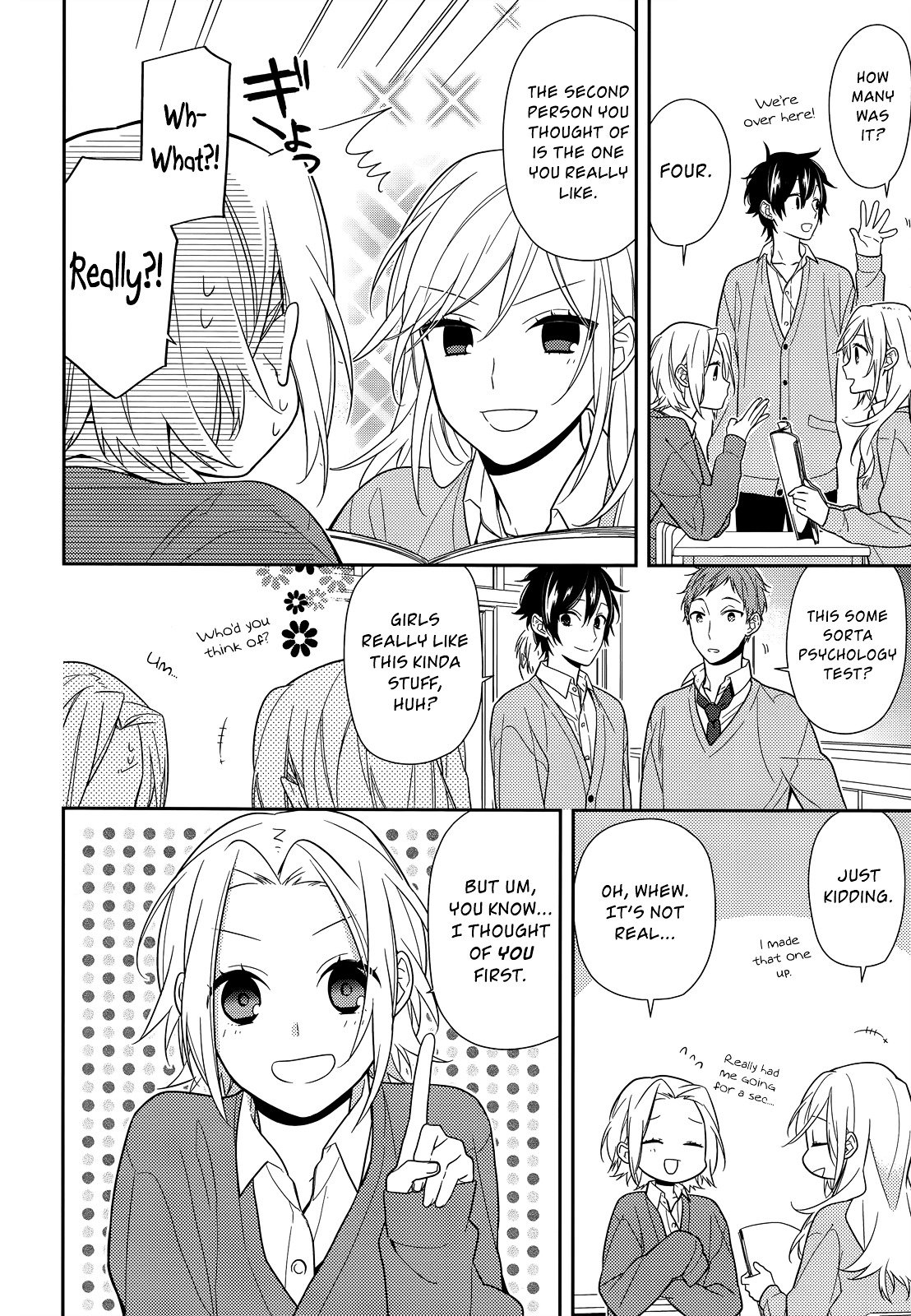 Horimiya, chapter 54