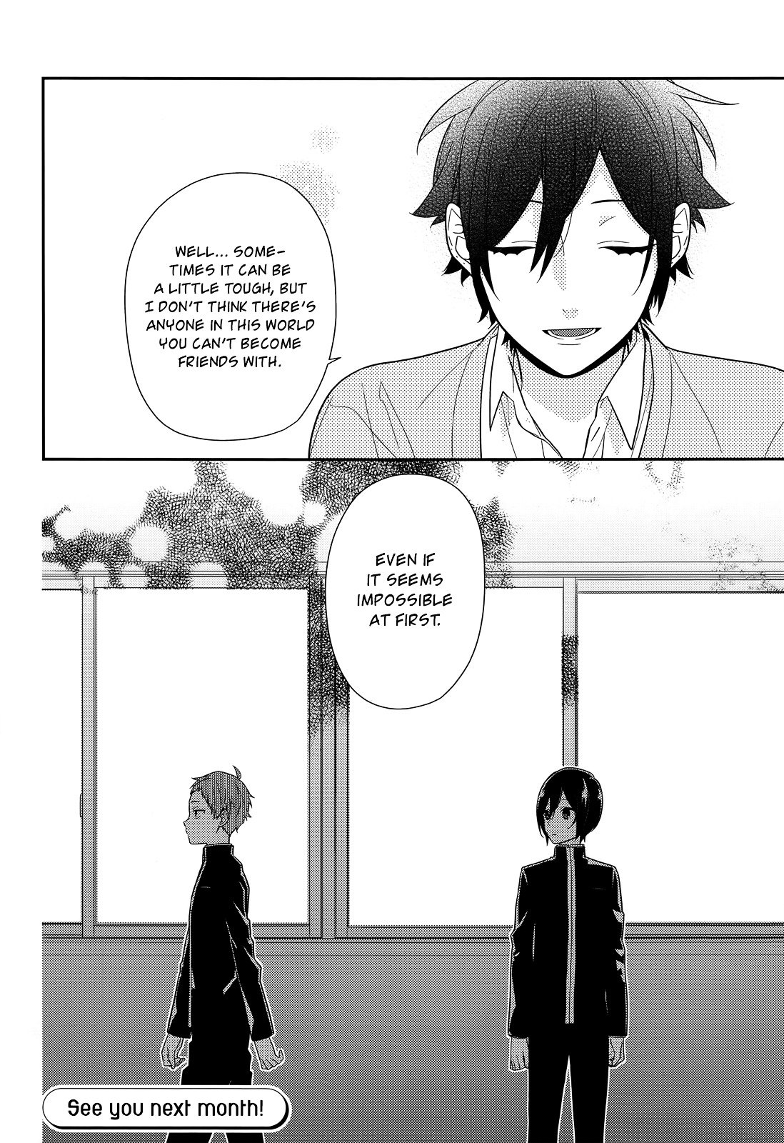 Horimiya, chapter 54