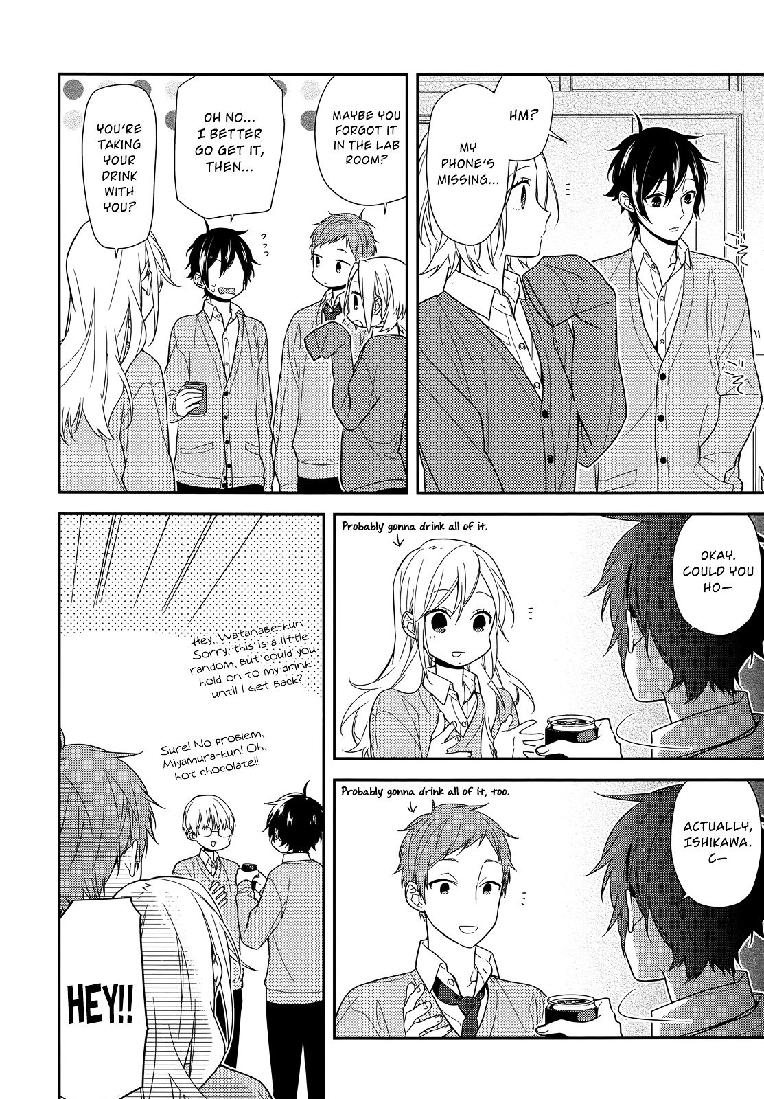 Horimiya, chapter 54