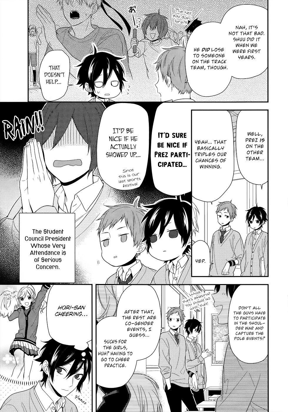 Horimiya, chapter 49