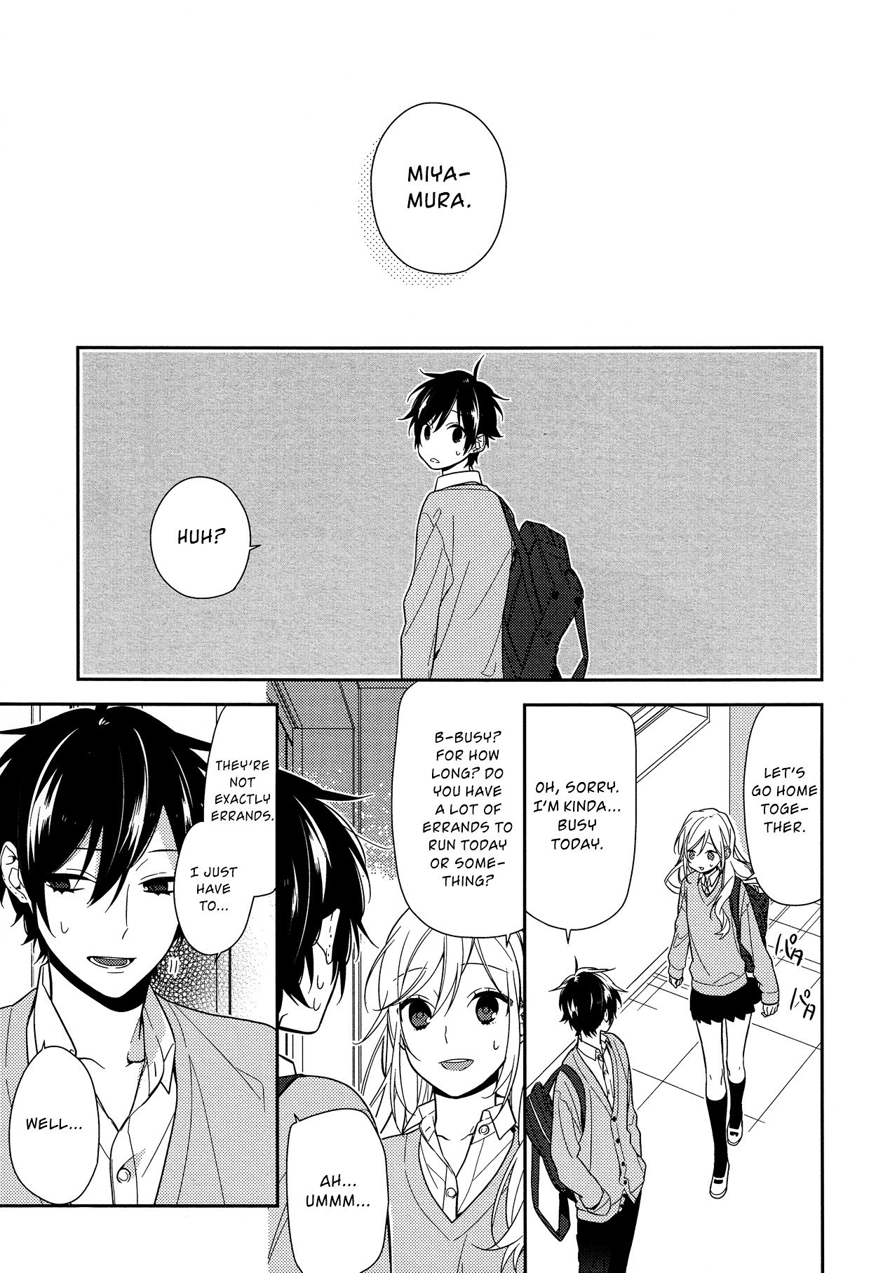 Horimiya, chapter 56