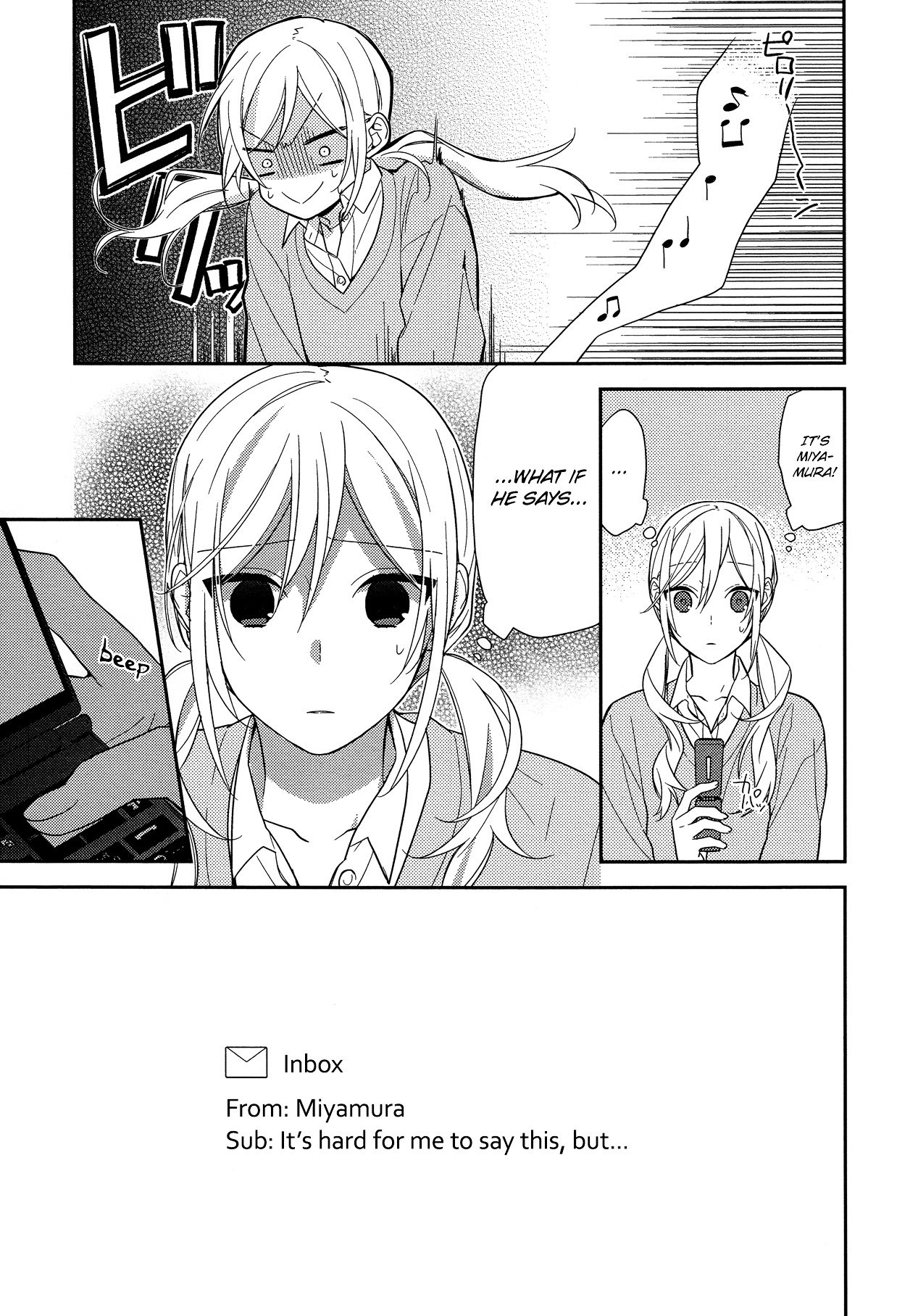 Horimiya, chapter 56