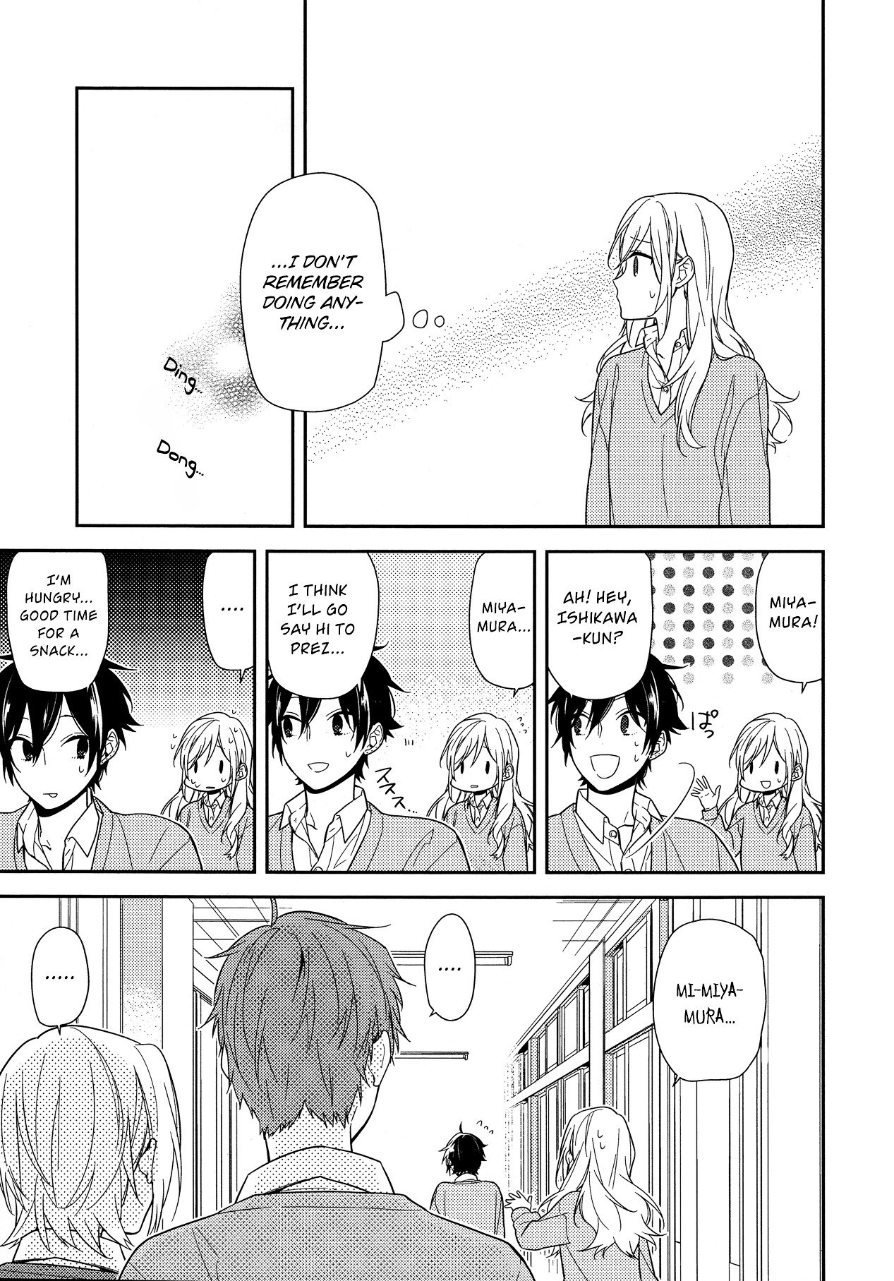 Horimiya, chapter 56