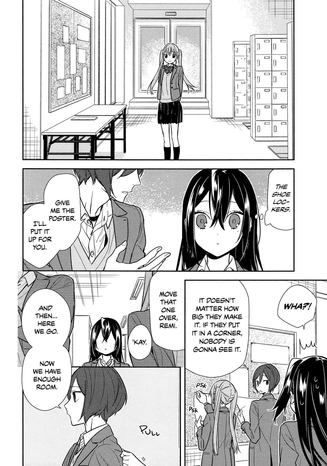 Horimiya, chapter 105