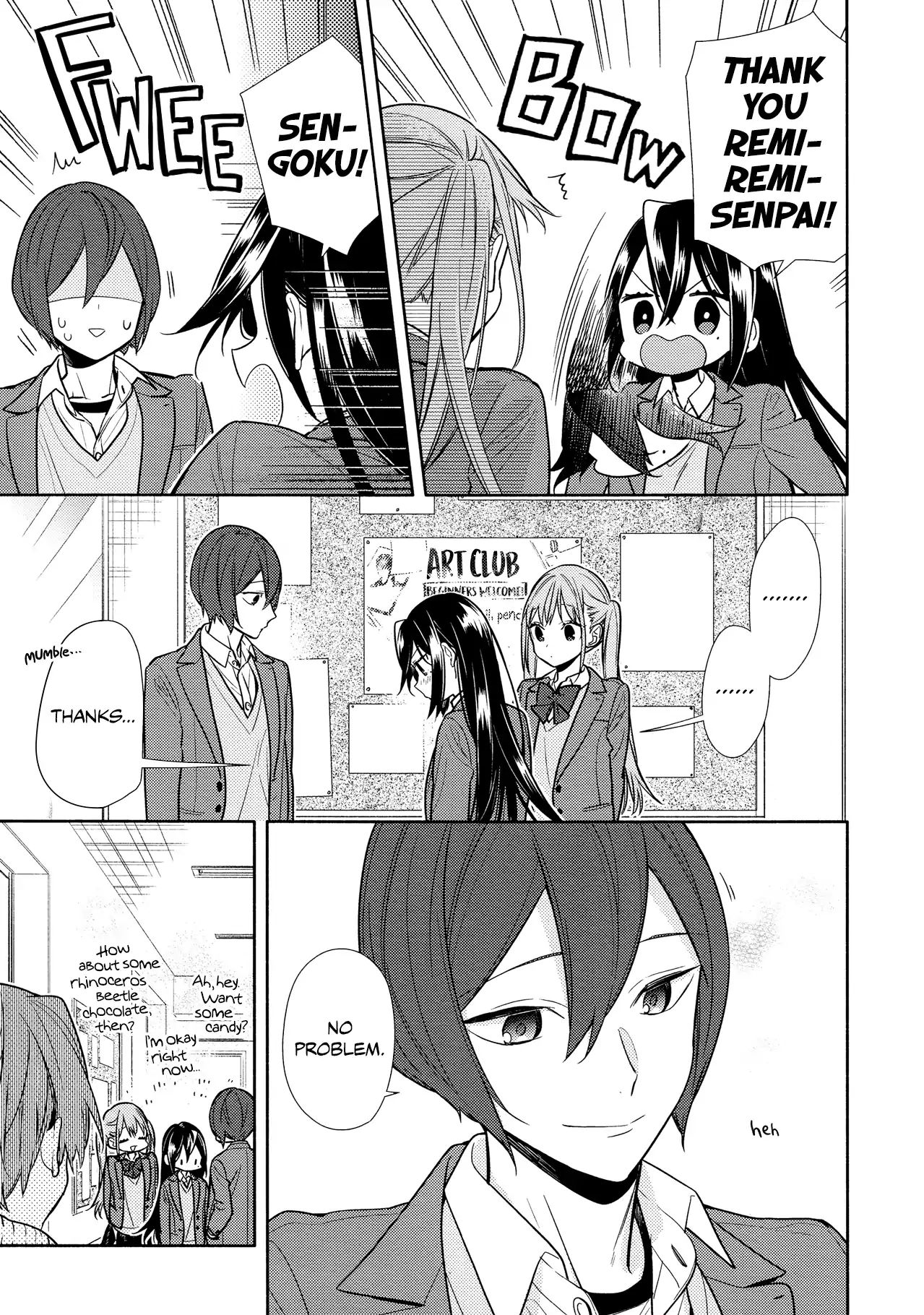 Horimiya, chapter 105