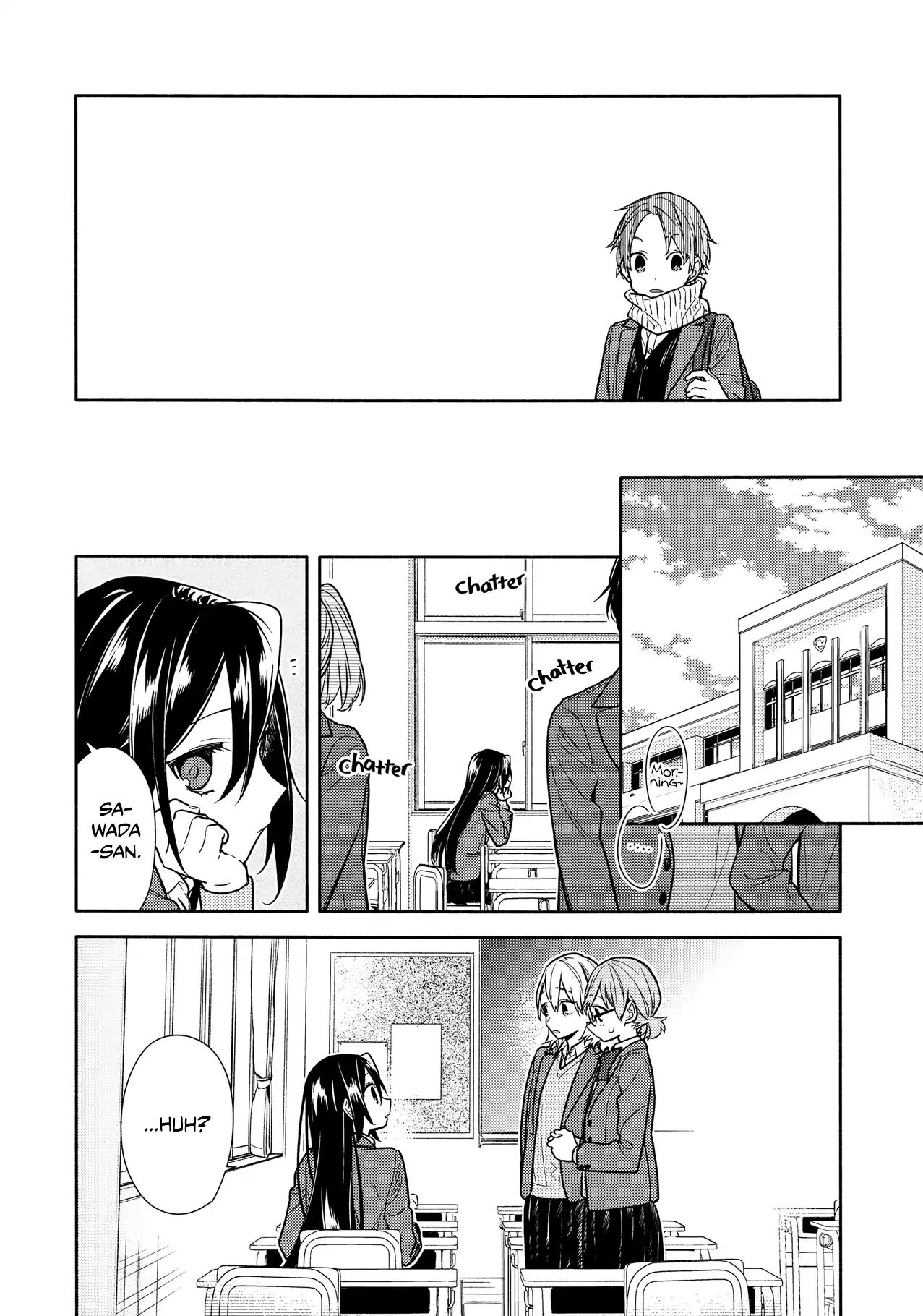 Horimiya, chapter 105