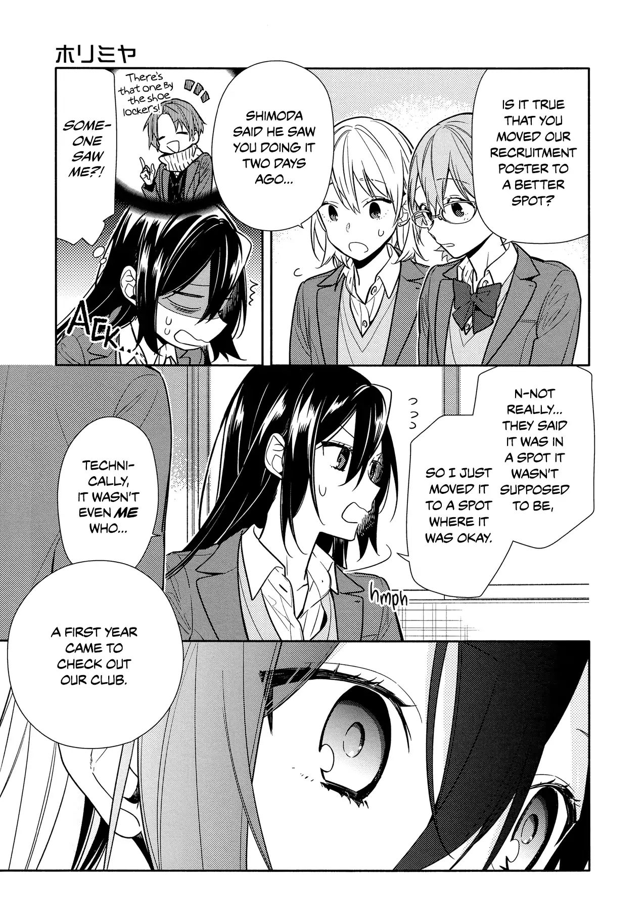 Horimiya, chapter 105