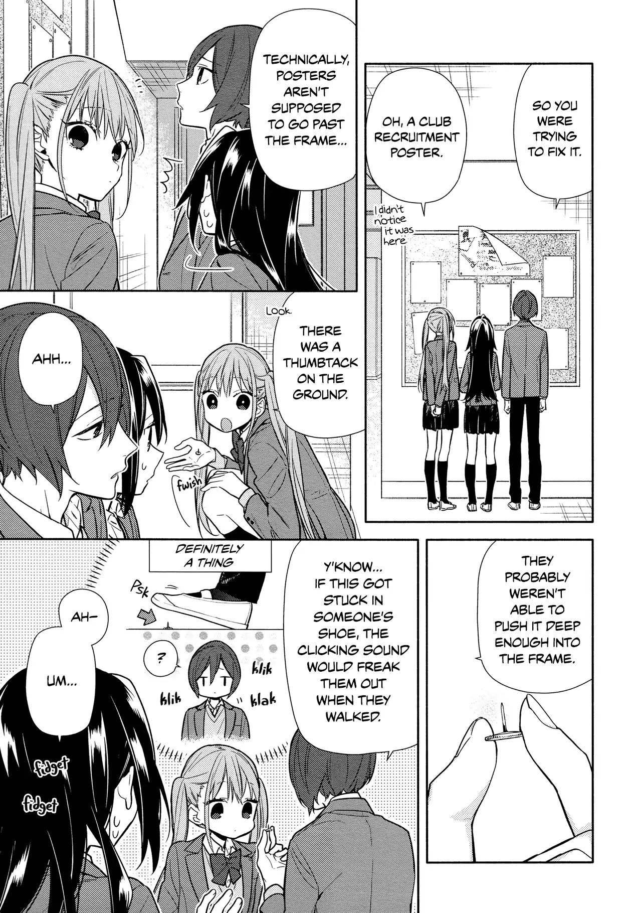 Horimiya, chapter 105