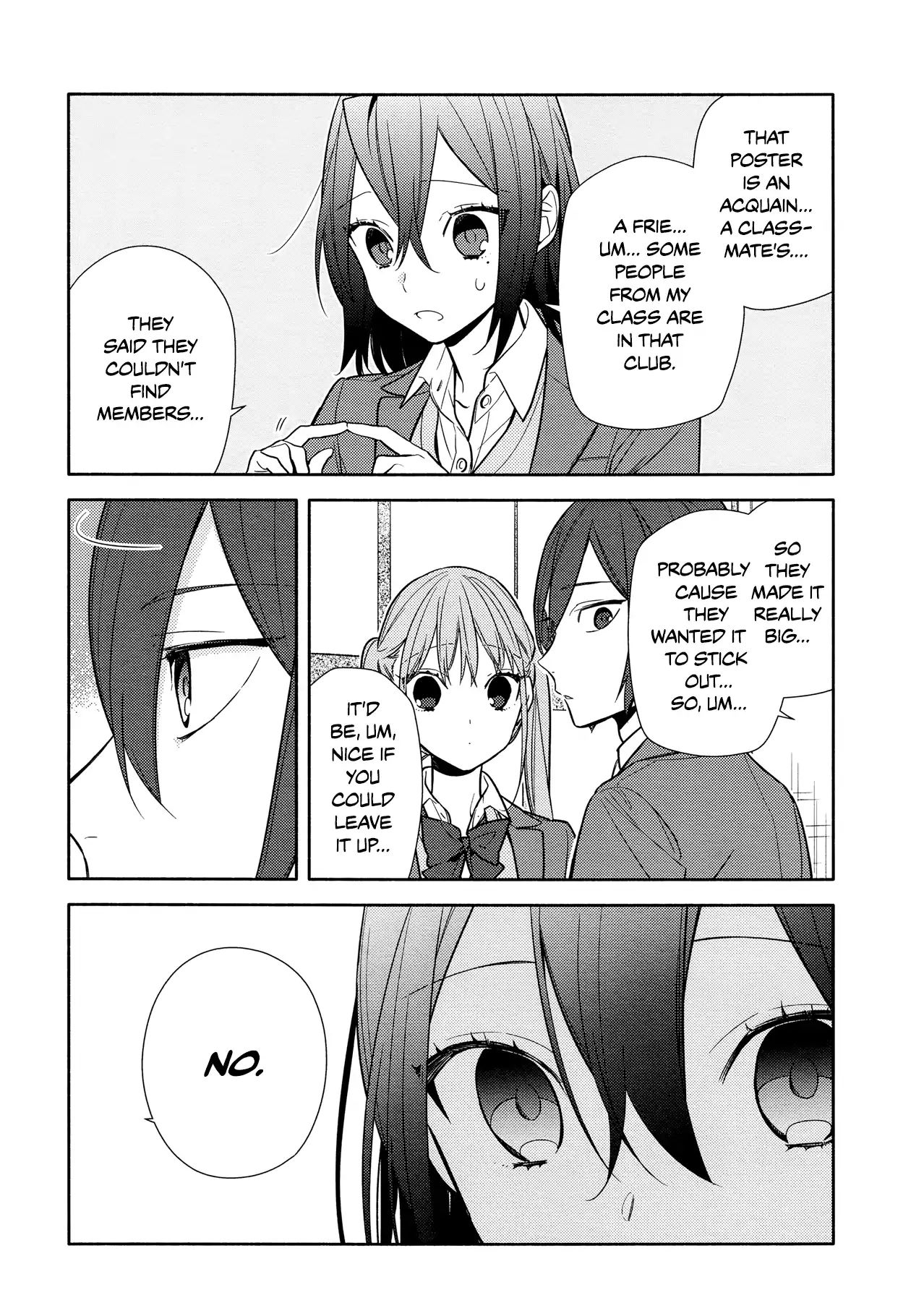 Horimiya, chapter 105