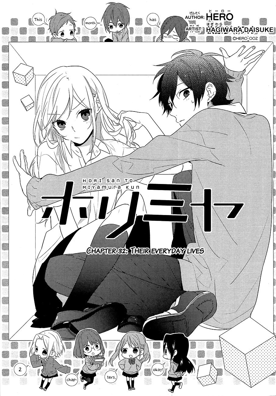 Horimiya, chapter 32