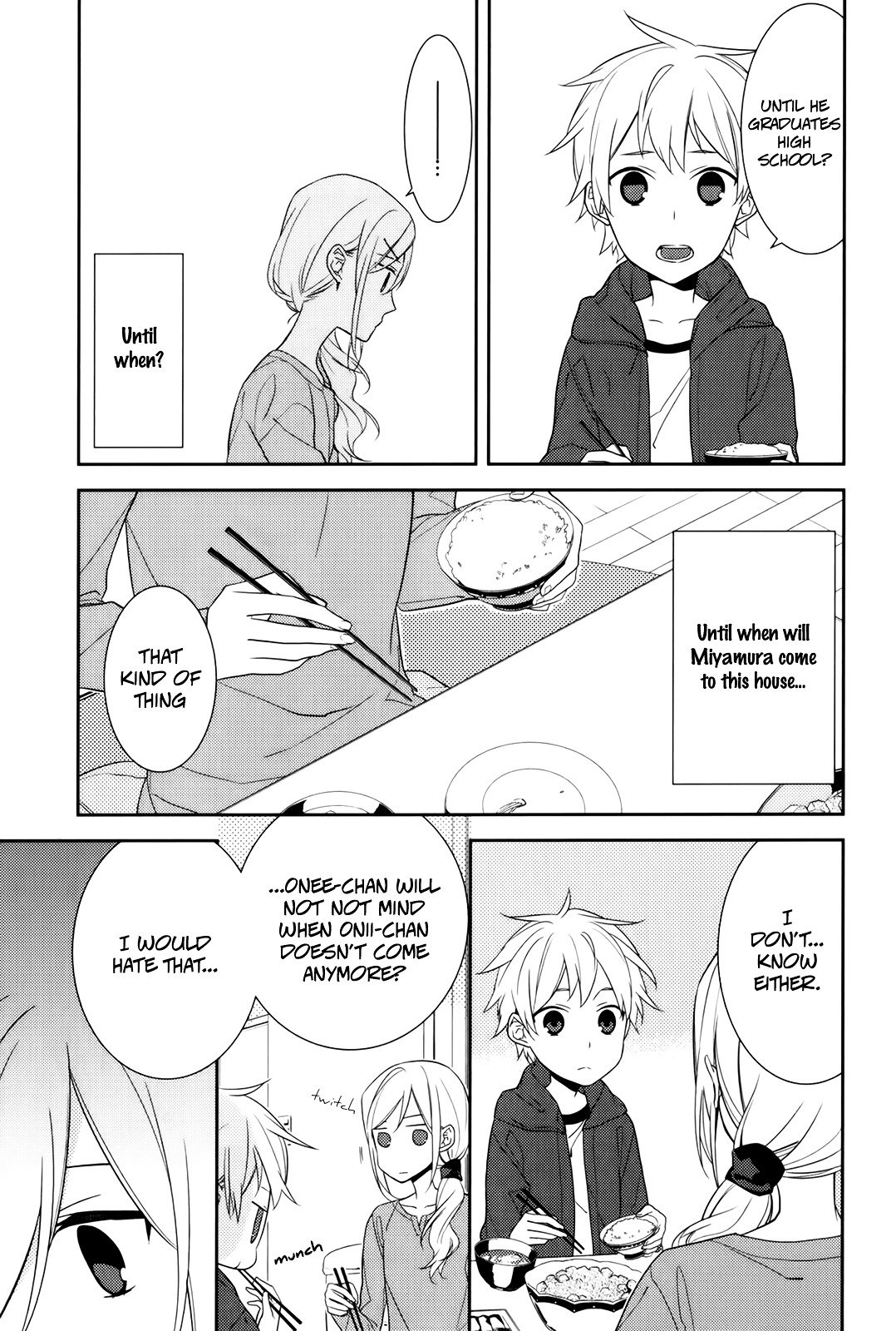 Horimiya, chapter 9