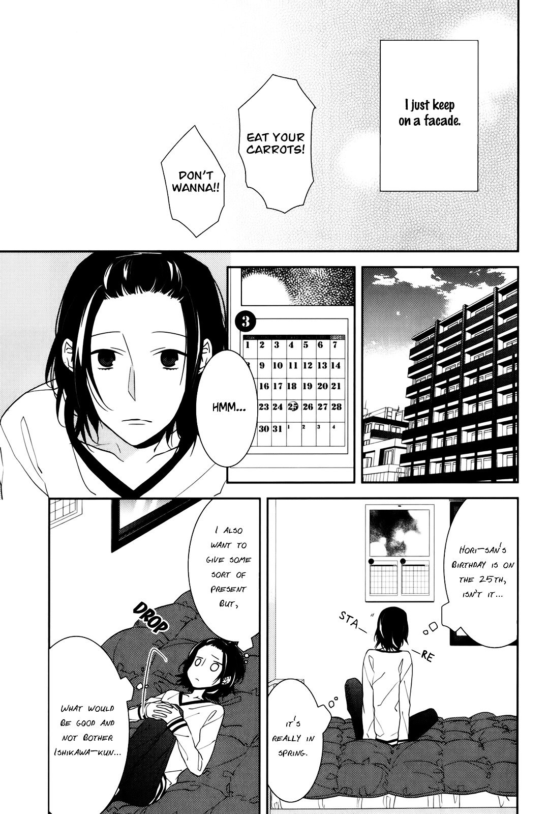 Horimiya, chapter 9