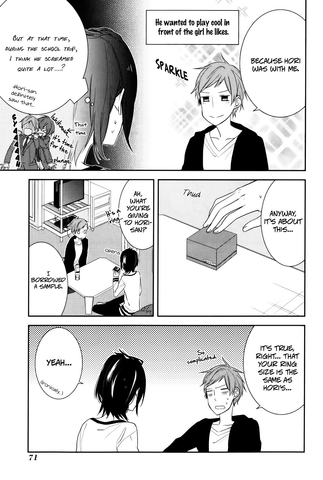 Horimiya, chapter 9