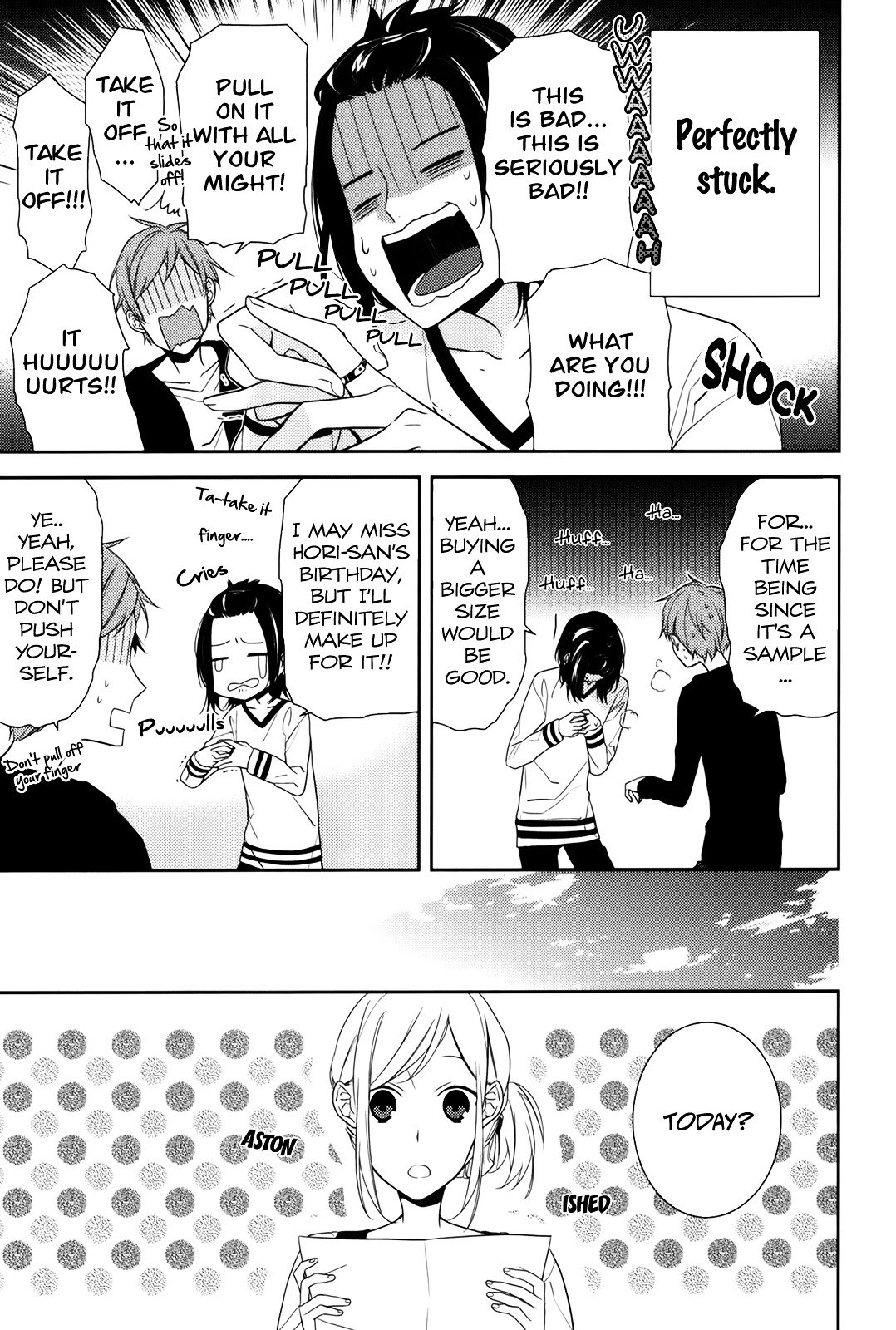 Horimiya, chapter 9