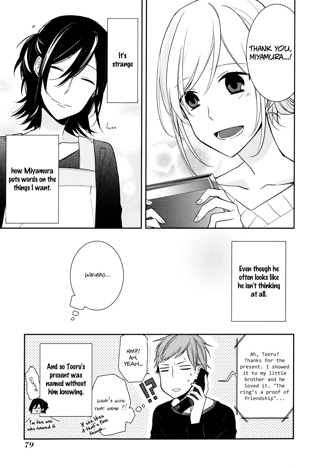 Horimiya, chapter 9