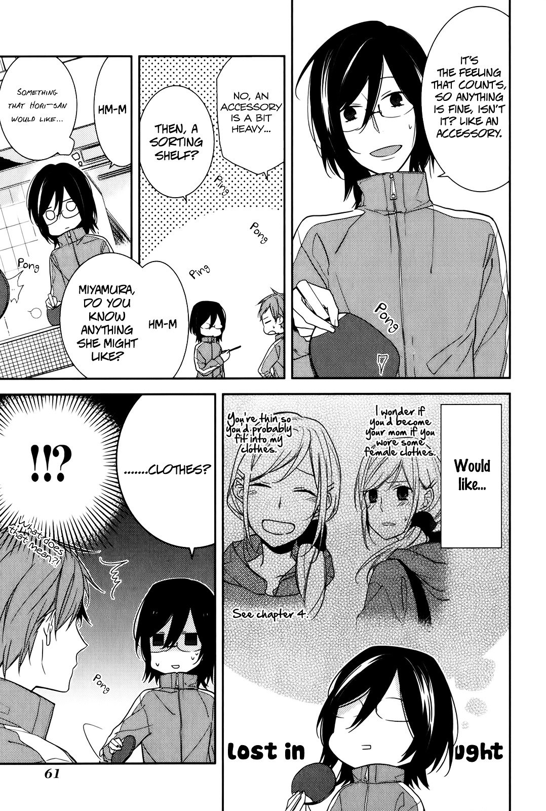 Horimiya, chapter 9