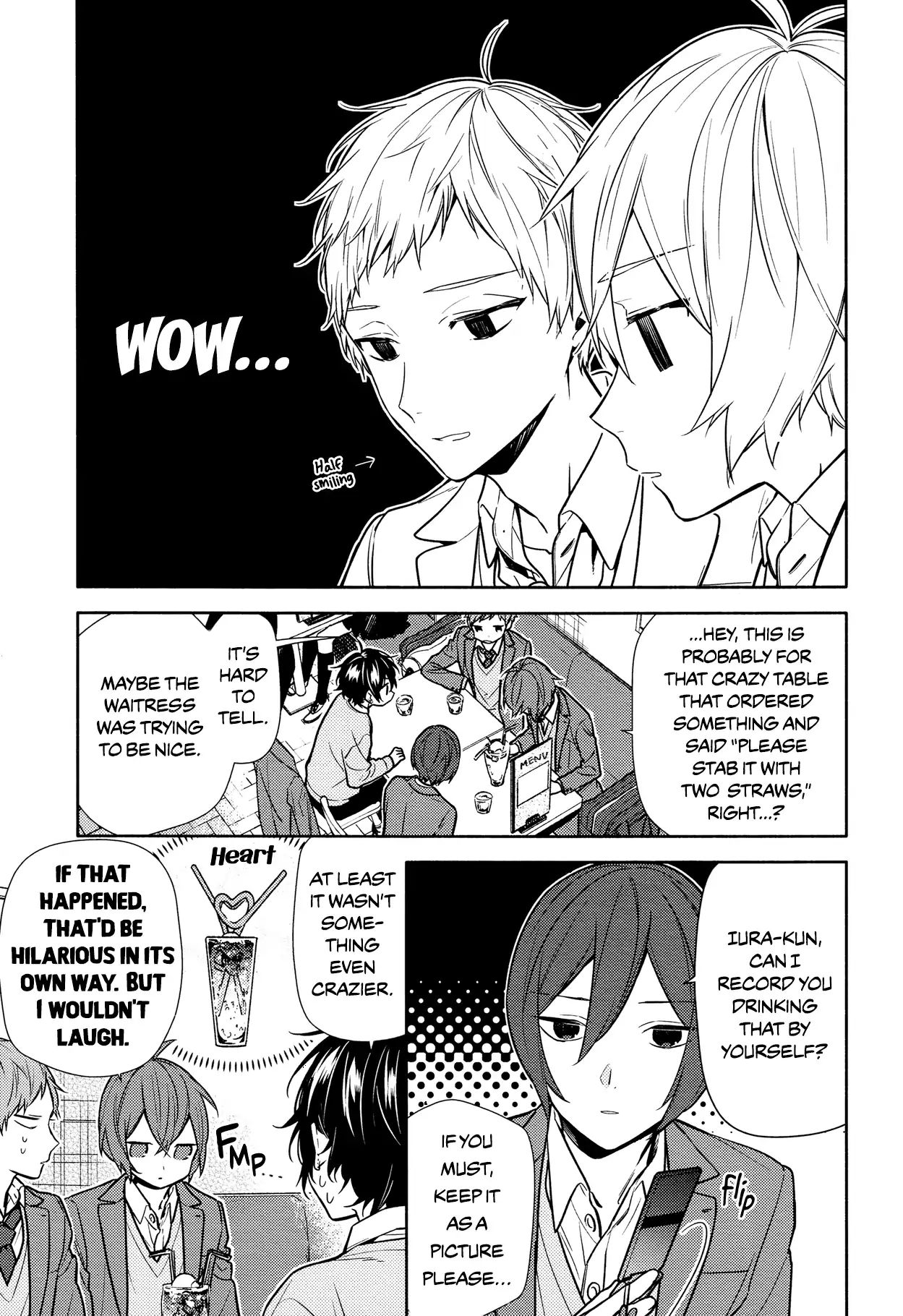 Horimiya, chapter 102