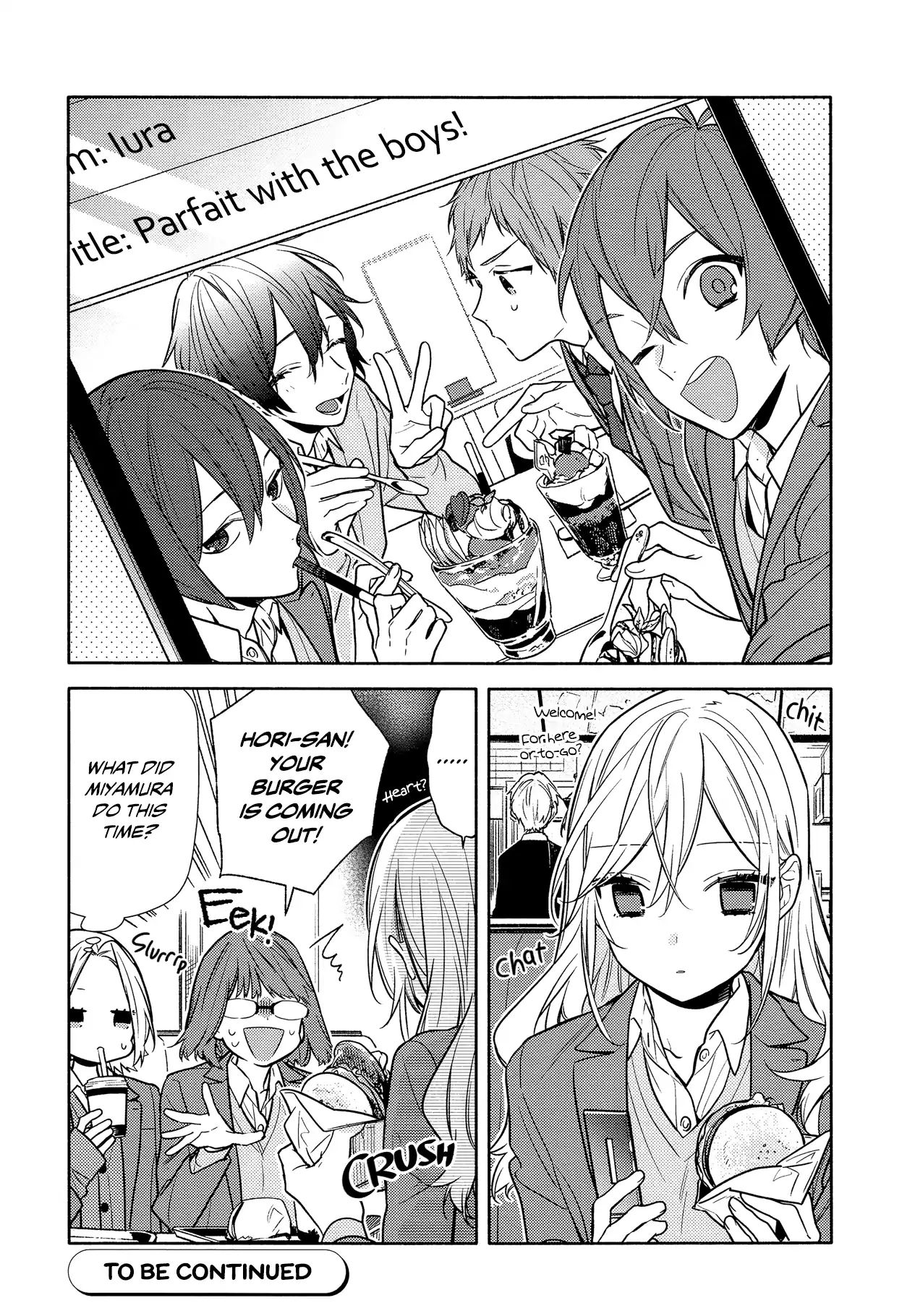 Horimiya, chapter 102