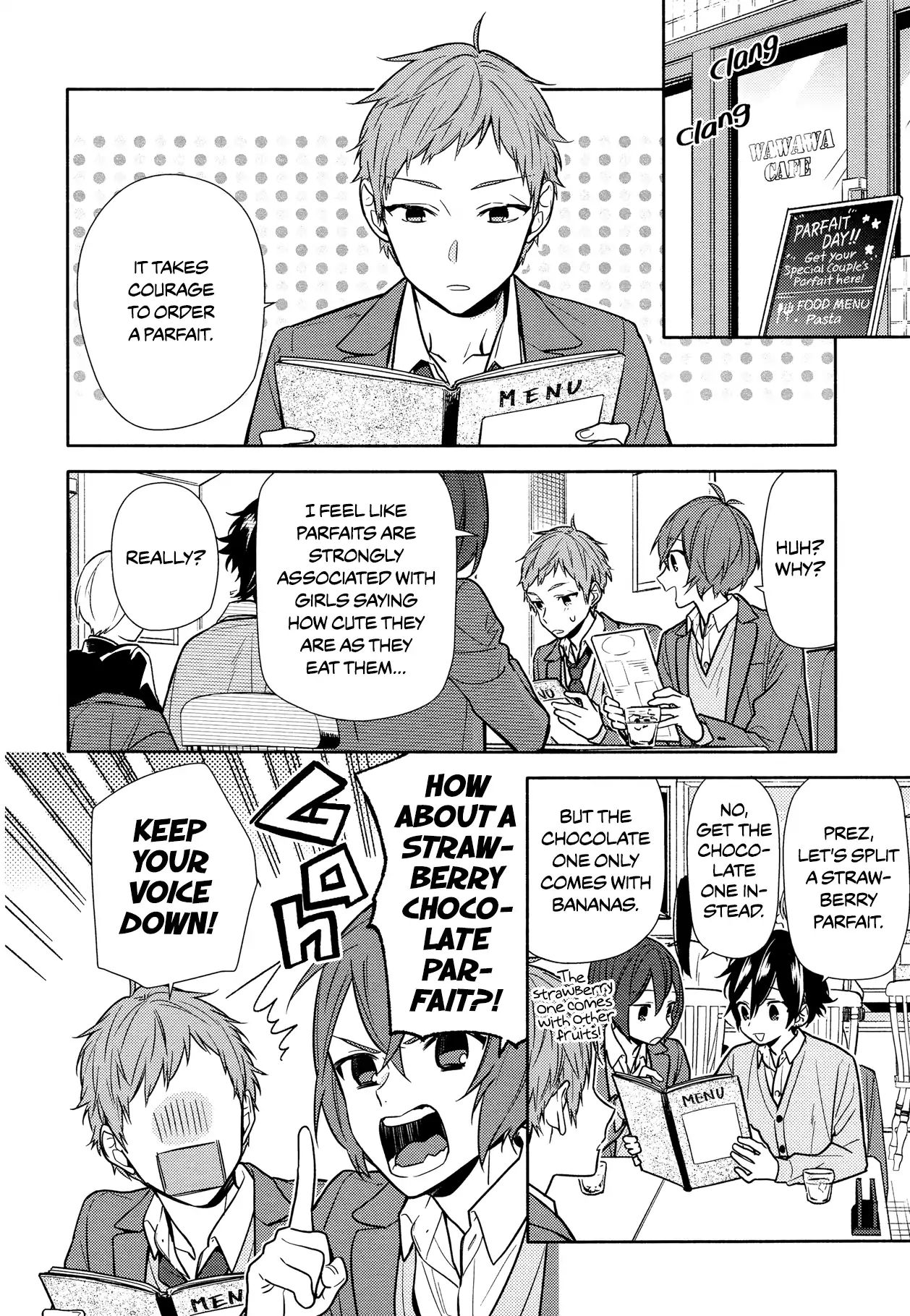 Horimiya, chapter 102