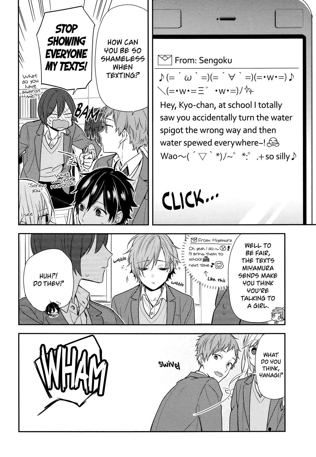 Horimiya, chapter 83