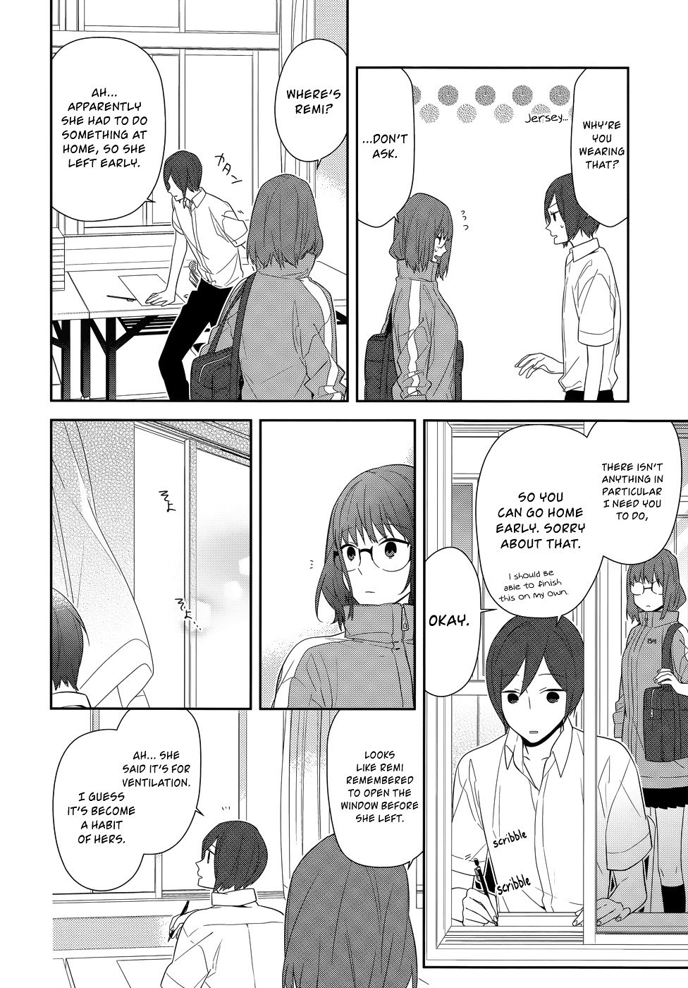 Horimiya, chapter 35