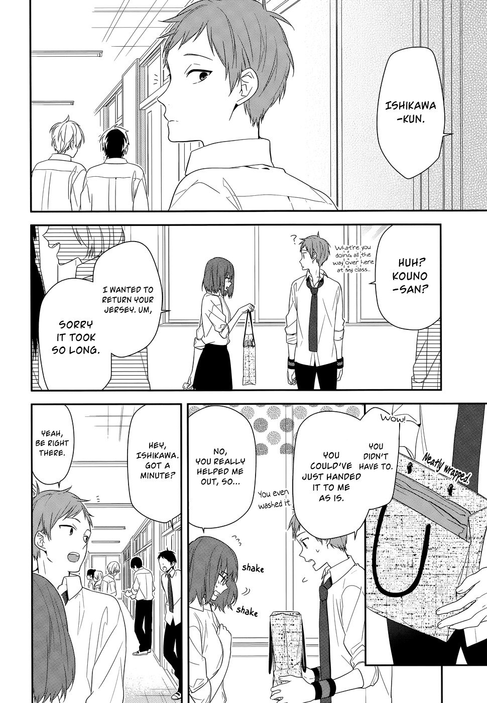 Horimiya, chapter 35