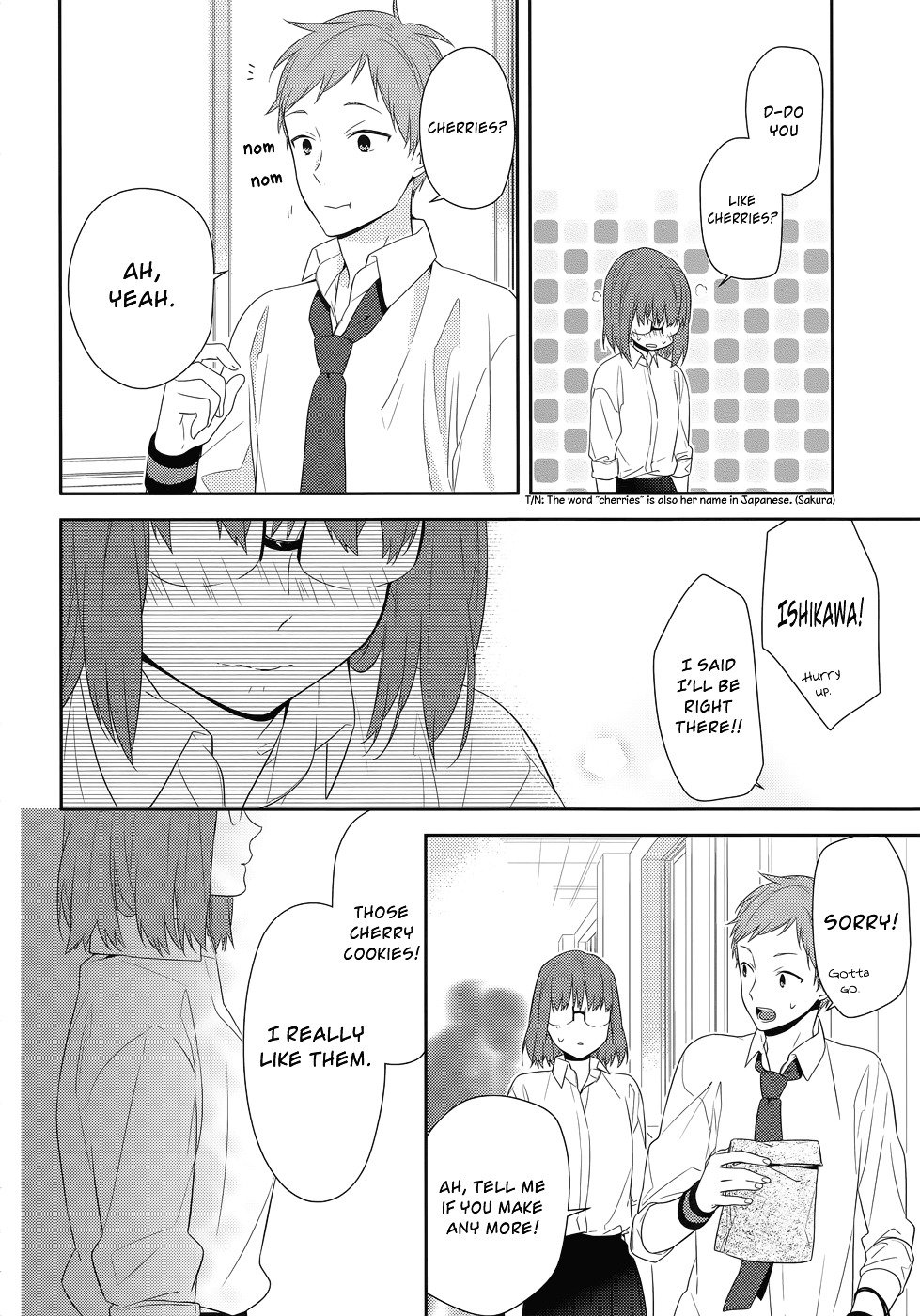 Horimiya, chapter 35