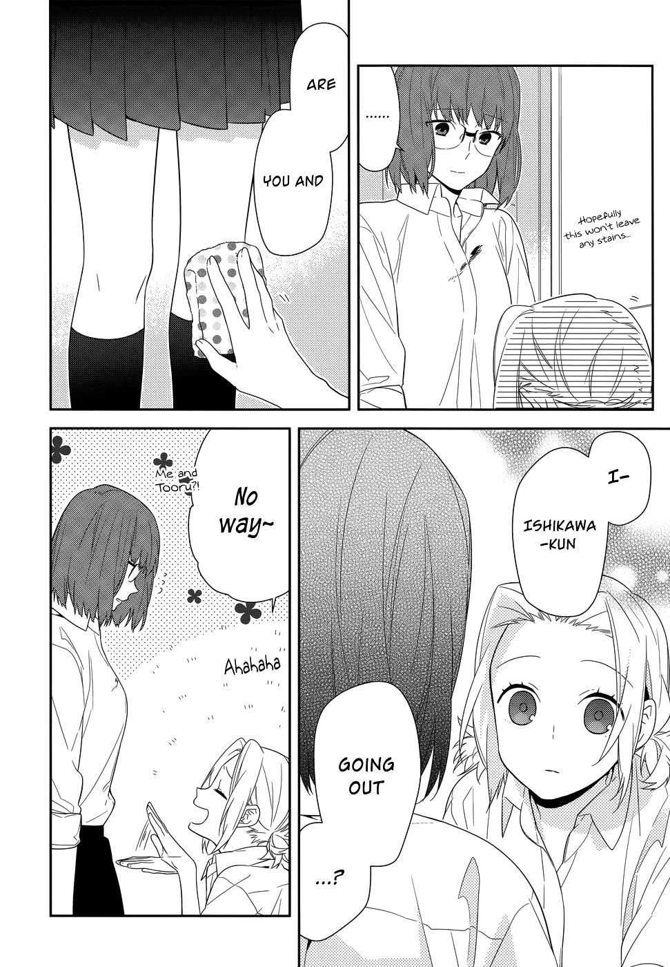 Horimiya, chapter 35